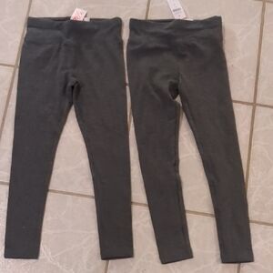 Nwt 2 justice dark gray leggings